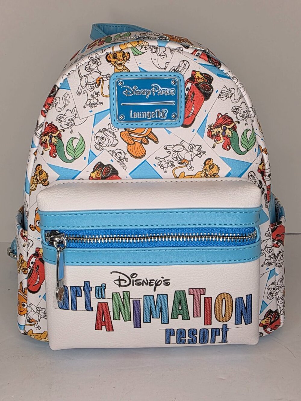 Loungefly Disney Art of Animation Resort Mini Backpack RARE